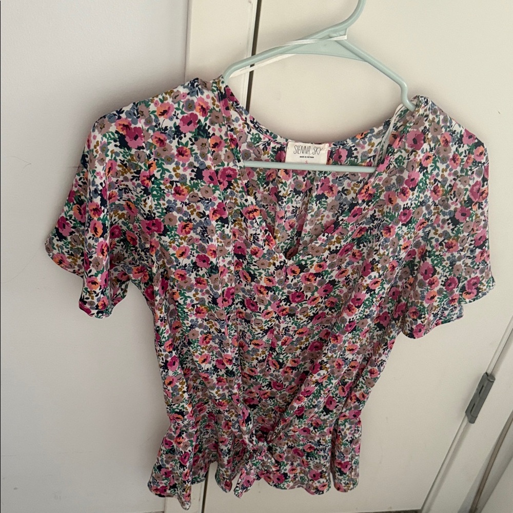 Sienna Sky Multicolor Floral Blouse